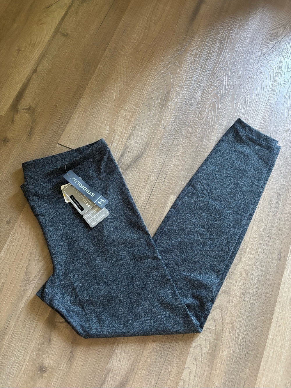 Under Armour Studiolux Heather Charcoal Grey Leggings